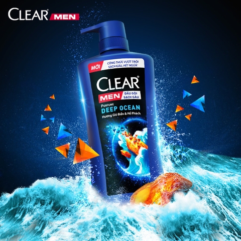 Dầu Gội Đầu Clear Men Cho Nam Đánh Bay Gàu 600G/ 630G