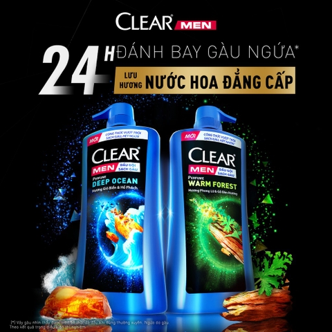 Dầu Gội Đầu Clear Men Cho Nam Đánh Bay Gàu 600G/ 630G