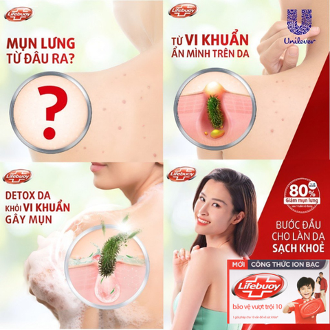 Bánh Xà Phòng Lifebuoy Đỏ Bảo Vệ Vượt Trội 125G