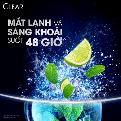 Dầu Gội CLEAR Mát Lạnh Bạc Hà Sạch Gàu - Chai 1.4KG