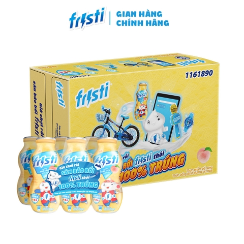 Sữa Chua Uống Fristi Hương Đào - Thùng 48x80ML