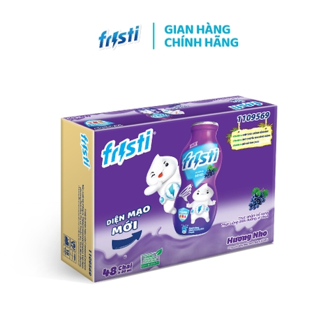 Sữa Chua Uống Fristi Hương Nho - Thùng 48x80ML