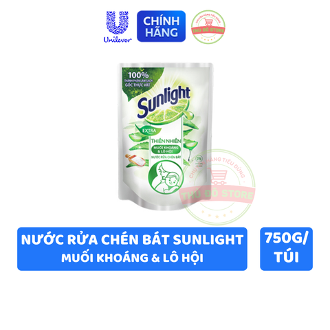 Nước Rửa Chén Bát Sunlight - Túi 720G/750G