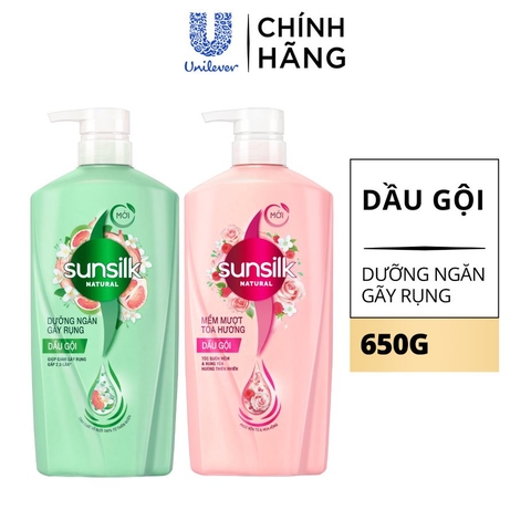Dầu Gội Sunsilk Chai 650G