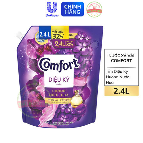 Nước Xả Vải Comfort Chăm Sóc Chuyên Sâu - Túi 2.4L