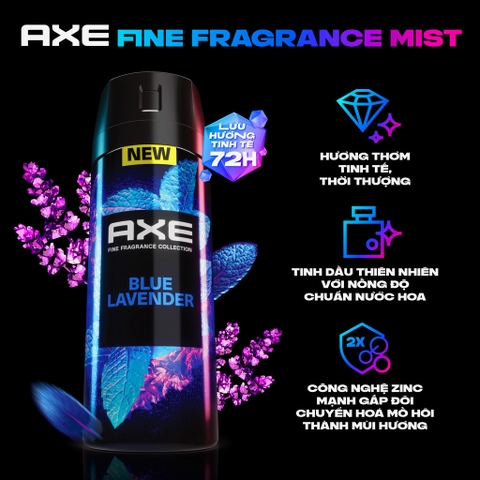 Xịt Thơm Nước Hoa AXE - Chai 135ML