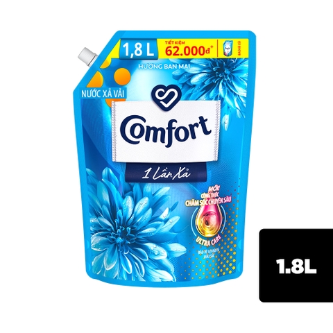 Nước Xả Vải Comfort Chăm Sóc Chuyên Sâu - Túi 1.8L