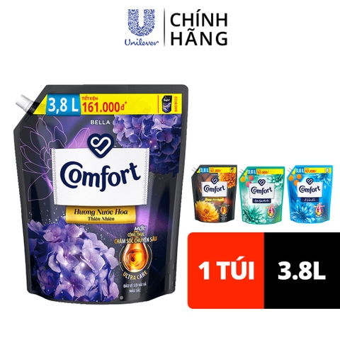 Nước Xả Vải Comfort Chăm Sóc Chuyên Sâu - Túi 3.7L
