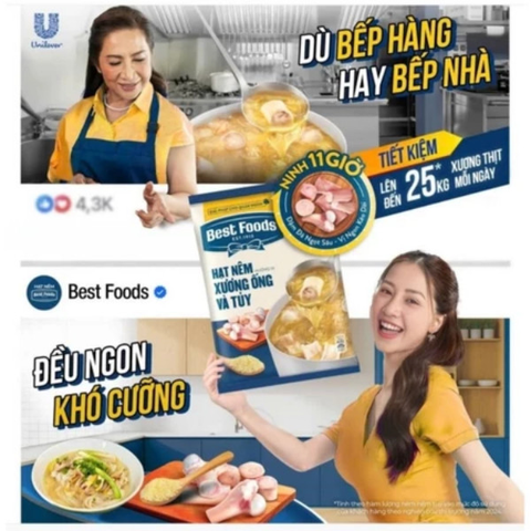 Hạt Nêm Best Foods Hương Vị Xương Ống Và Tủy - Túi 1KG