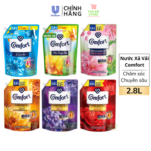 Nước Xả Vải Comfort Chăm Sóc Chuyên Sâu - Túi 2.8L