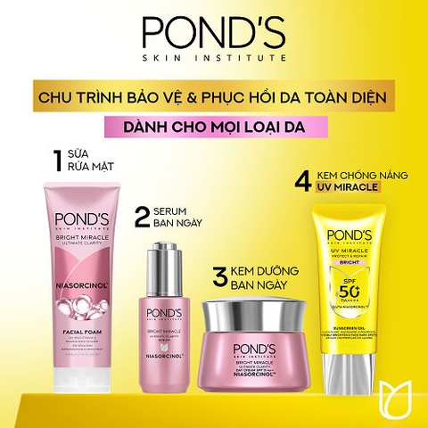 Kem chống nắng phổ rộng Pond's UV Miracle SPF 50+ PA++++ Tuýp 50G