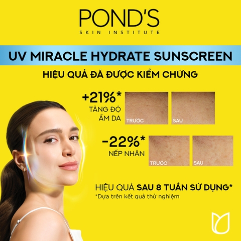 Kem chống nắng phổ rộng Pond's UV Miracle SPF 50+ PA++++ Tuýp 50G