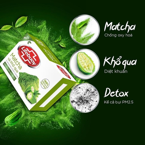Bánh Xà Phòng Lifebuoy Matcha Khổ Qua 125G