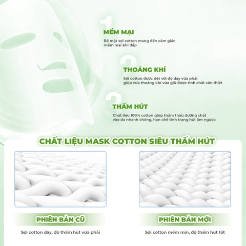Mặt Nạ Phục Hồi Da Tổn Thương BNBG Vita Genic Relaxing Jelly Mask (Xanh Lá) - Miếng 30ML