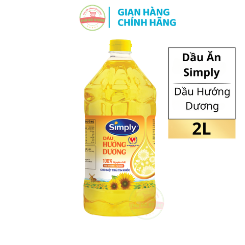 Dầu Ăn Simply Hướng Dương - Chai 2L