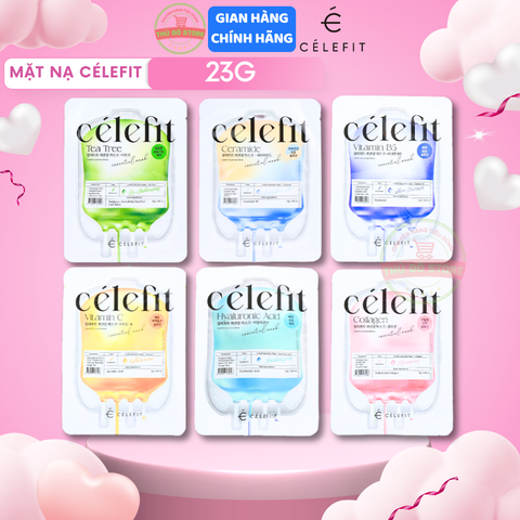 Mặt Nạ Dưỡng Da Celefit Essential Mask Cấp Ẩm Dưỡng Trắng Cho Da Sáng Mịn - Miếng 23G