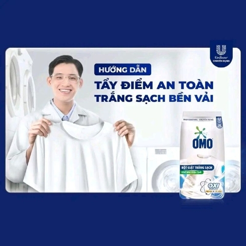 Bột Giặt OMO Chuyên Dụng Trắng Sạch Khử Mùi Hiệu Quả - Túi Lớn 5.5KG