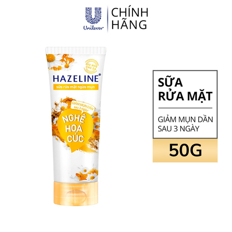 Sữa Rửa Mặt Hazeline - Tuýp Nhỏ 50G