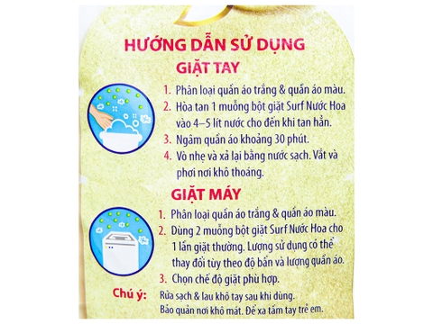 Bột Giặt Surf Hồng Ngát Hương Xuân - Túi 800G