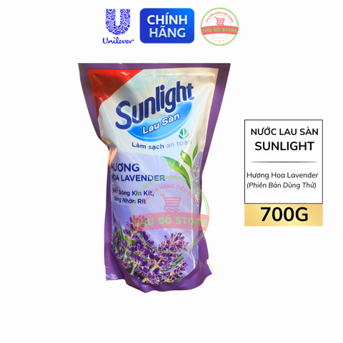 Nước Lau Sàn Sunlight Hương Hoa Oải Hương Lavender - Túi 700G (Dùng Thử)