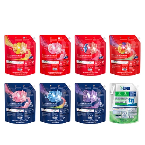 Nước Giặt OMO MATIC Cửa Trước | Cửa Ngang Chuyên Gia Giữ Màu - Túi 3.6KG