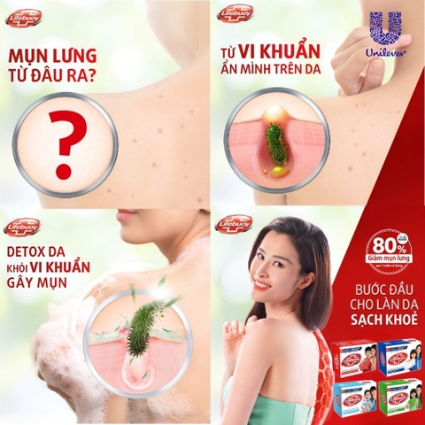 Bánh Xà Phòng Lifebuoy Vitamin+ Kháng Khuẩn 90G