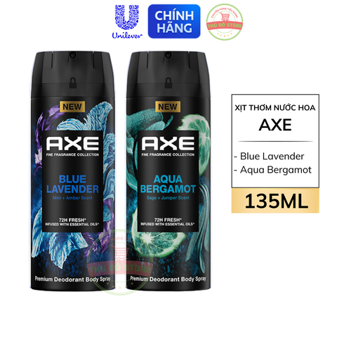Xịt Thơm Nước Hoa AXE - Chai 135ML
