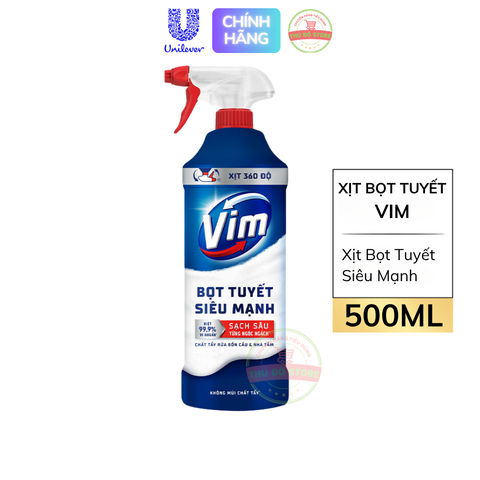 Xịt Bọt Tuyết VIM - Chai 500ML