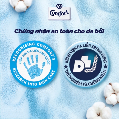 Nước Xả Vải Comfort Cho Da Nhạy Cảm Quần Áo Bé - Túi 2.8L