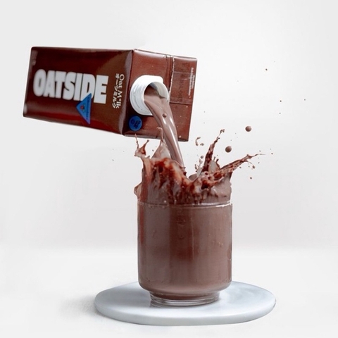 Sữa Yến Mạch OATSIDE Oat Milk Barista Blend | Chocolate - 3 Hộp x 200ML (1 Vỉ)