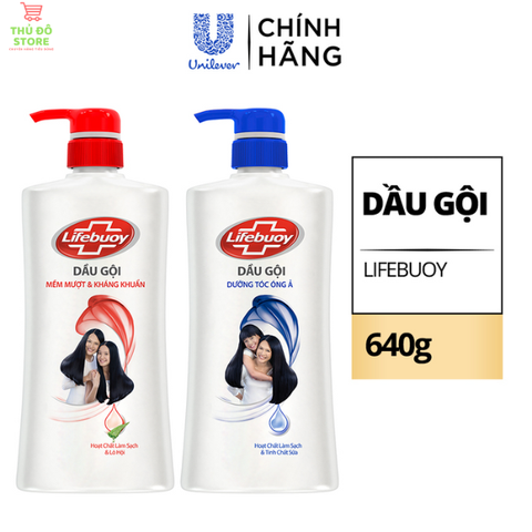 Dầu Gội Lifebuoy - Chai 640G