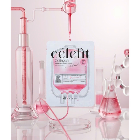 Mặt Nạ Dưỡng Da Celefit Essential Mask Cấp Ẩm Dưỡng Trắng Cho Da Sáng Mịn - Miếng 23G