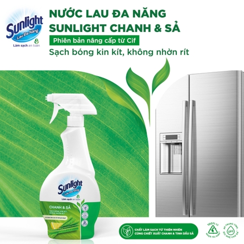 Nước Xịt Lau Đa Năng Sunlight Chanh Sả - 500ML