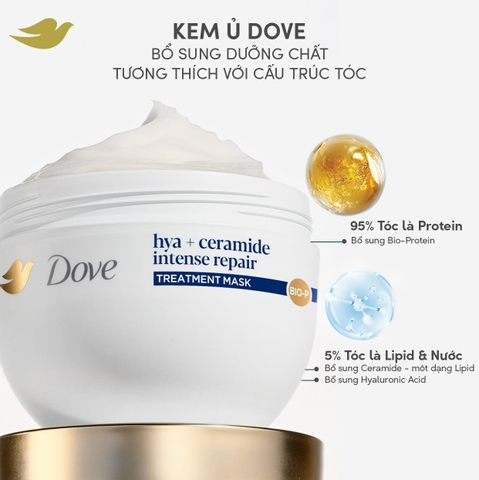 Kem Ủ Dove Ceramide - Hũ 300ML