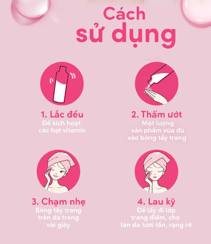 Nước Tẩy Trang Pond Micellar Water Vitamin Và Hoa Hồng Sáng Da - Chai 235ML