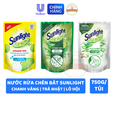 Nước Rửa Chén Bát Sunlight - Túi 720G/750G