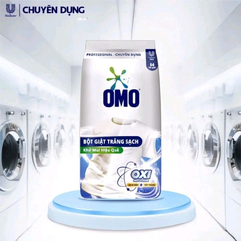Bột Giặt OMO Chuyên Dụng Trắng Sạch Khử Mùi Hiệu Quả - Túi Lớn 5.5KG