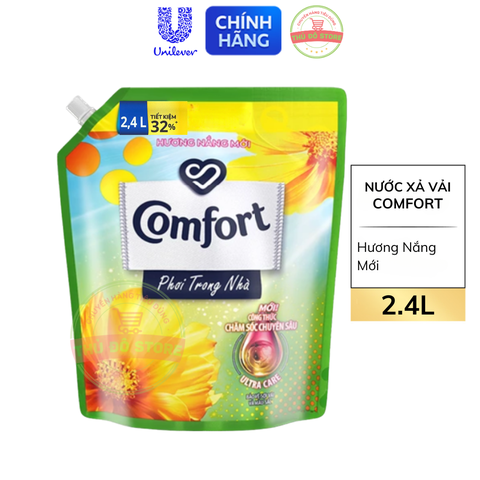 Nước Xả Vải Comfort Chăm Sóc Chuyên Sâu - Túi 2.4L