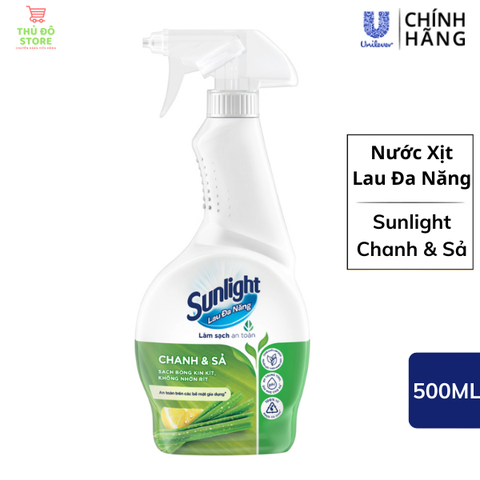 Nước Xịt Lau Đa Năng Sunlight Chanh Sả - 500ML