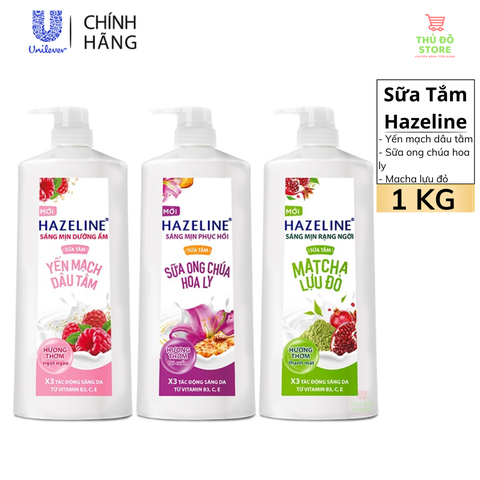 Sữa Tắm Dưỡng Thể Hazeline - Chai 1KG