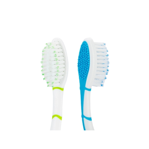 Bàn Chải Đánh Răng PS NanoSoft Lông Tơ Mềm Mại Sạch Tới 4 Tầng Mảng Bám - 1 Cây (Hồng) vỉ 12 cây