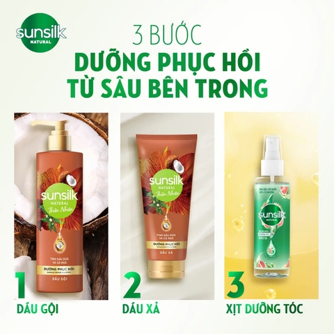 *CB Gội Xả Sunsilk Dừa 380ML + 330ML