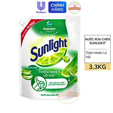 Nước Rửa Chén Bát Sunlight - Túi 3Kg