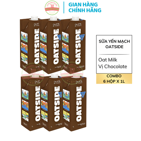 *CB6 Sữa Yến Mạch OATSIDE Oat Milk Vị Chocolate 1L