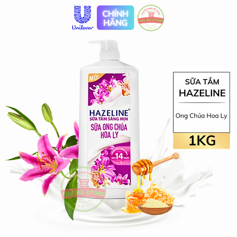 Sữa Tắm Dưỡng Thể Hazeline - Chai 1KG