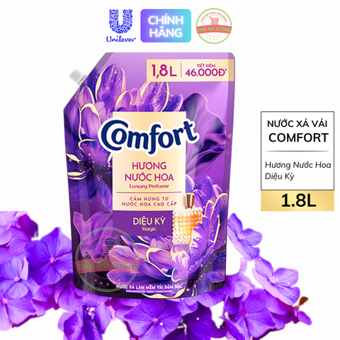 Nước Xả Vải Comfort Chăm Sóc Chuyên Sâu - Túi 1.8L
