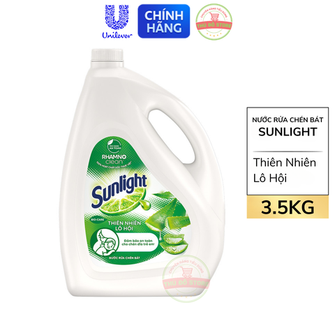 Nước Rửa Chén Bát Sunlight (Trắng) - Can 3.5Kg
