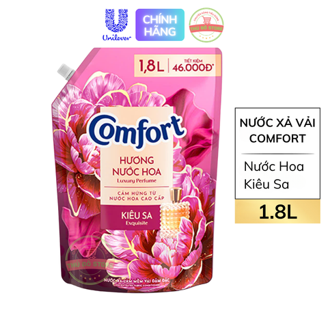 Nước Xả Vải Comfort Chăm Sóc Chuyên Sâu - Túi 1.8L
