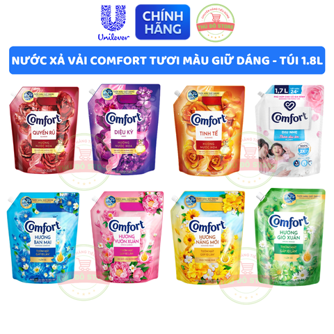 Nước Xả Vải Comfort Chăm Sóc Chuyên Sâu - Túi 1.8L
