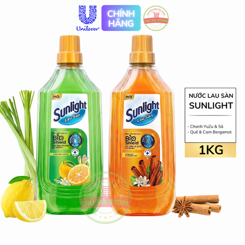 Nước Lau Sàn Sunlight BIOSHIELD - Chai 1KG